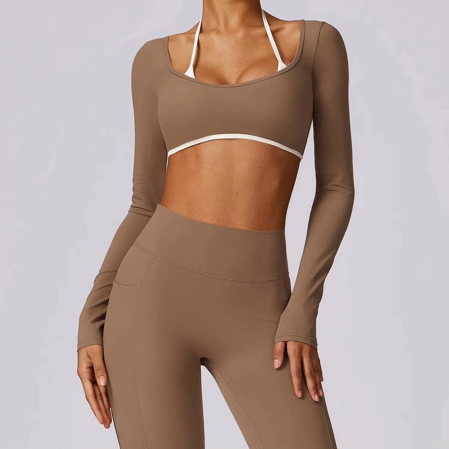 Brutal Diva Crop Top Manches Longues